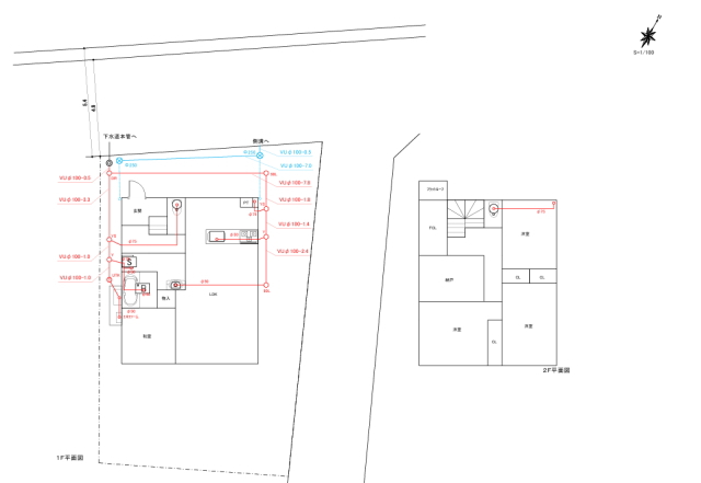 排水設備図面作成・申請代行